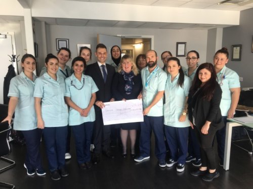 Gibraltar student nurses’ ‘walk the beat’, raises over £10,000